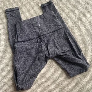 Lululemon grey herringbone leggings